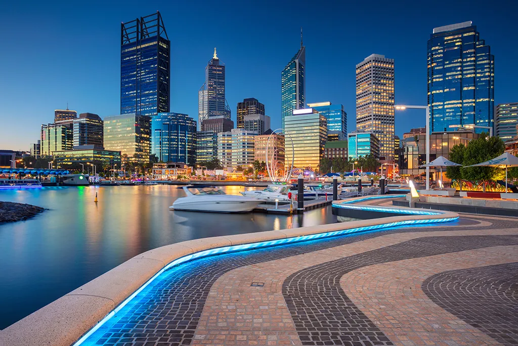 Perth, WA, City Skyline